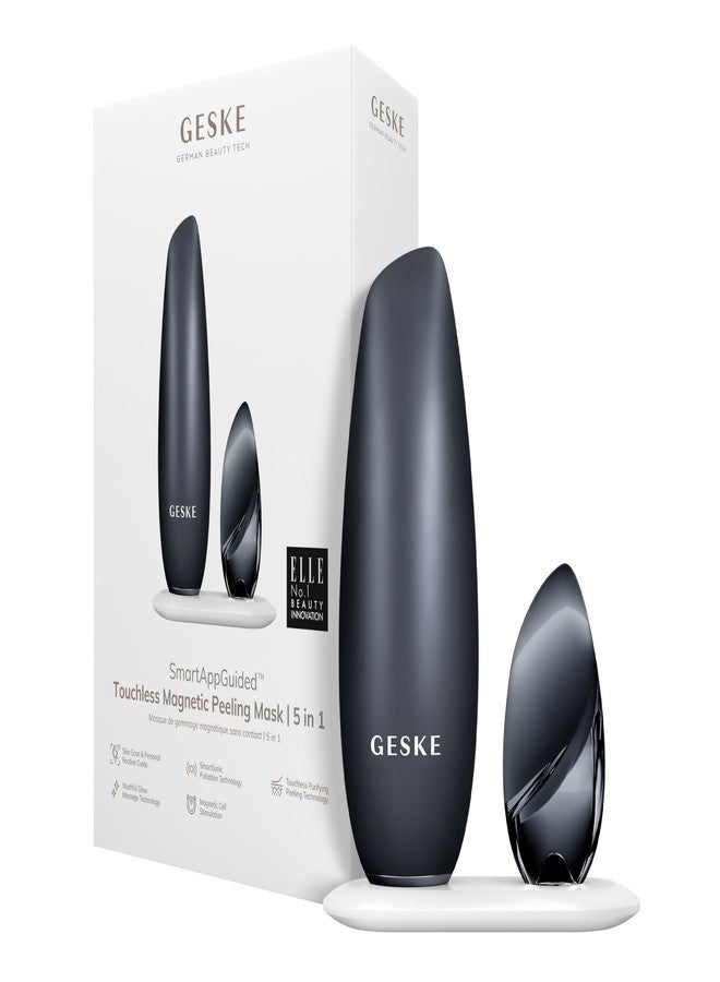 GESKE SmartAppGuided™ Touchless Magnetic Peeling Mask 5 in 1 | Magnetic Face Mask | Removes Impurities | Facemask | Pore Cleansing | Skincare for All Genders | Best of Face Masks | Clean Skin Glow - Image 1